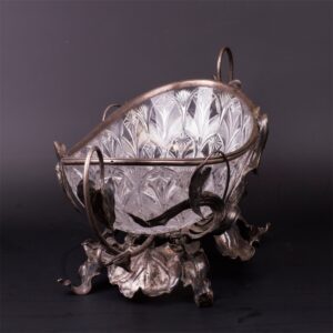 Exceptional Faberge silver-gilt and cut-glass fruit — image 7