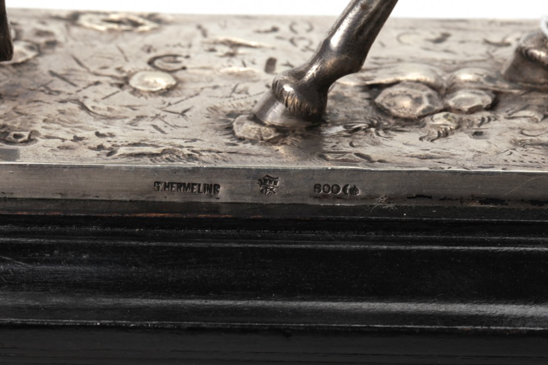 Germany silver cask Cavalryman. — image 4