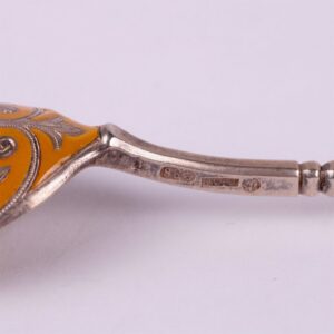 Russian silver spoon.Workshop of Grachev, makers mark — image 5