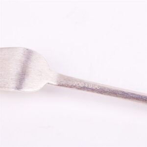 Set of 6 forks and 5 spoons with enamel. — image 4