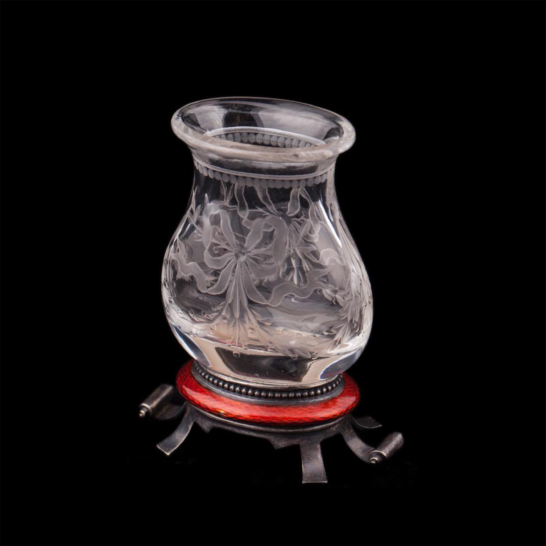 Very Rare Faberge silver vase — image 1
