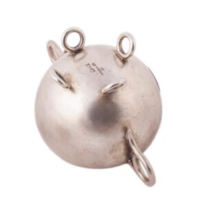 Faberge silver caviar bowl in Art Nouveau style — image 4