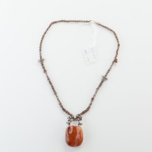 Natural Baltic Amber stone pendant. — image 1