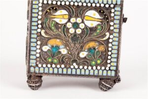 Rare Russian diptych icon gift to Peter the Great. 1706 — image 10