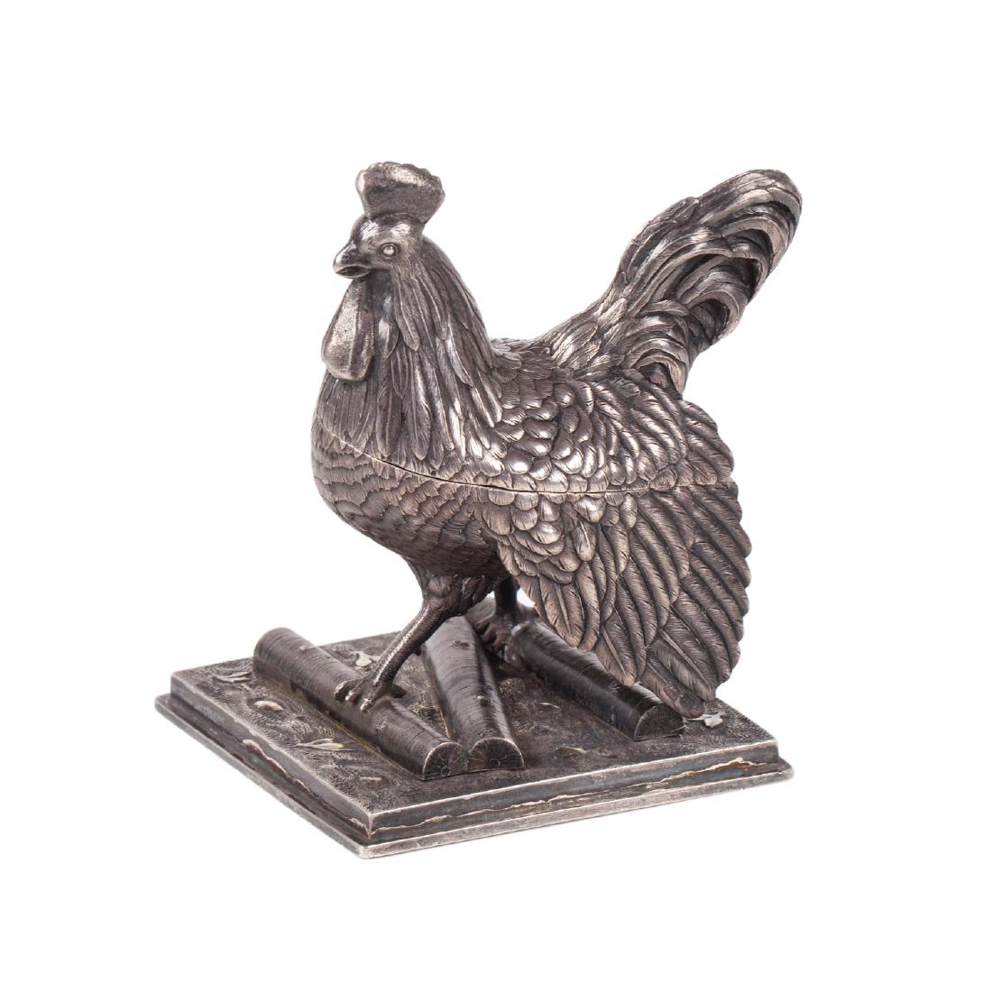 Unusual Russian casket in the shape of a rooster — image 2