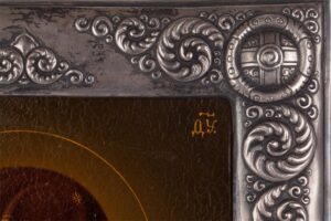 Russian icon of Mother of God of Kazan in art nouveau — image 4