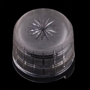 Russian silver and cut-glass caviar bowl — image 3
