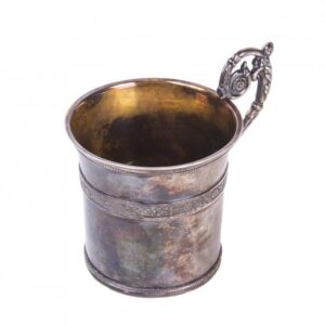 Russian silver-gilt tankard in neoclassical style — image 1