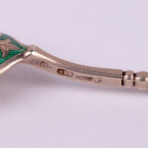 Russian silver spoon.Workshop of Grachev, makers mark — image 5
