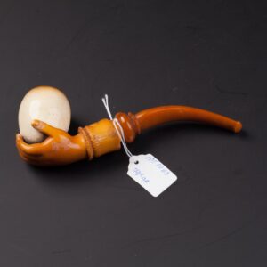 Antique amber smoking pipe. — image 2