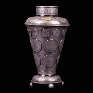 Exceptional Russian goblet enchased with Russian coins — image 1