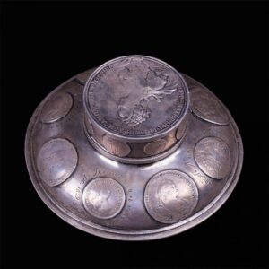 Exceptional Russian goblet enchased with Russian coins — image 5