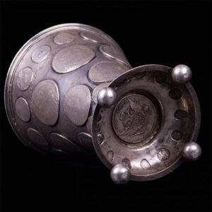 Exceptional Russian goblet enchased with Russian coins — image 6