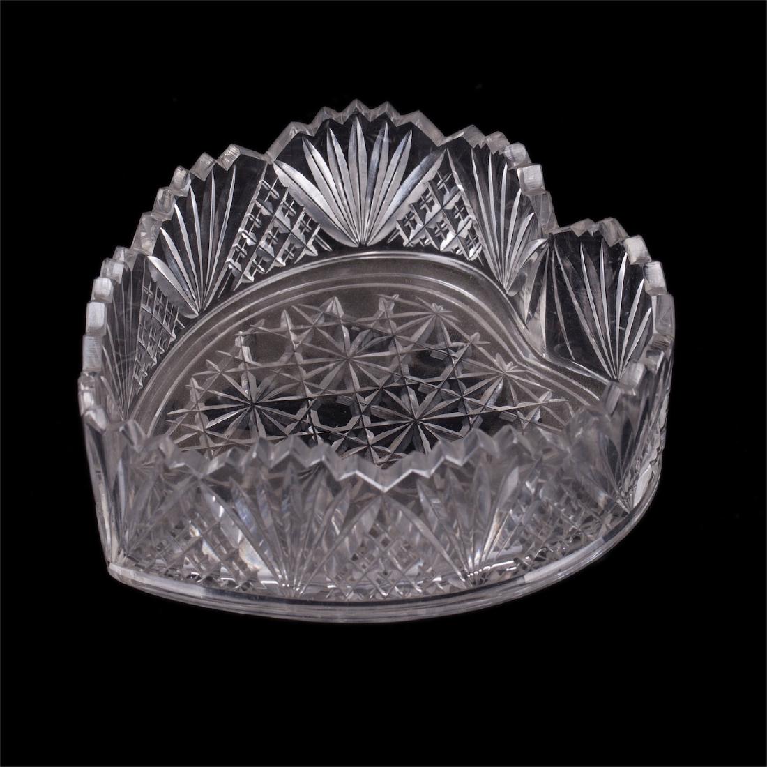 Faberge silver and cut-glass appetizer vase — image 4