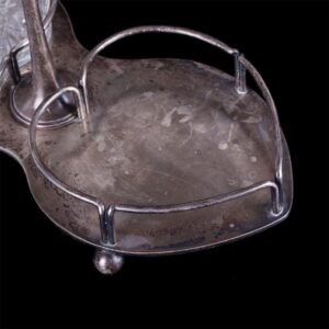 Faberge silver and cut-glass appetizer vase — image 7