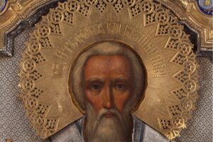 Rare Russian icon of Saint Stepahan of Perm. Moscow, — image 2