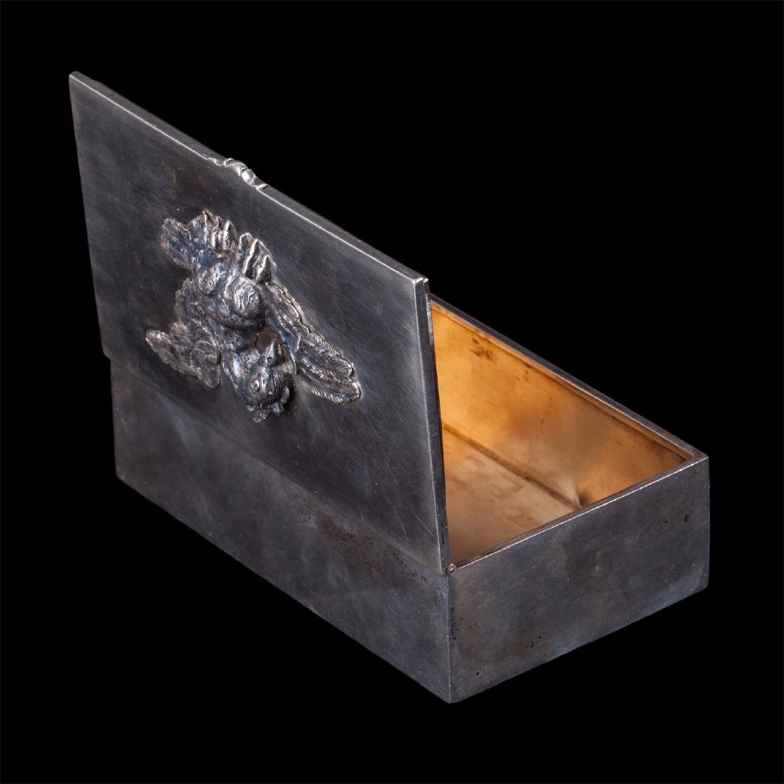 Russian cigar box with a bird — image 3