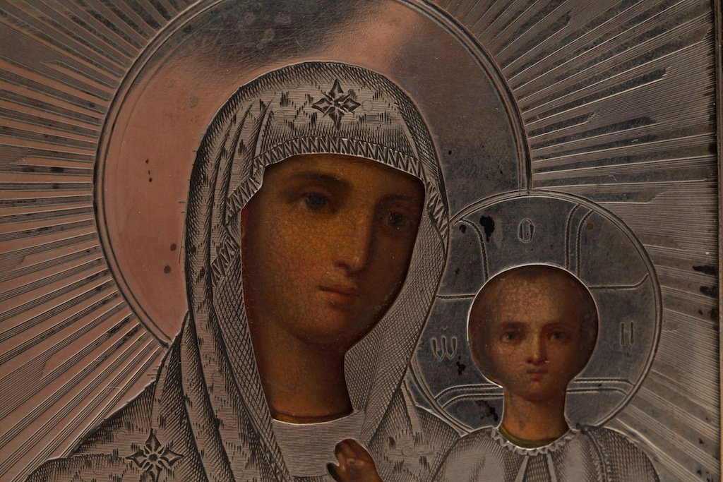 Russian Icon Mother of God of Kazan — image 2