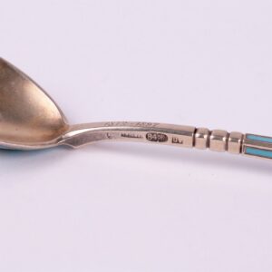 Russian silver spoon.Workshop of Grachev, makers mark — image 5