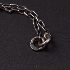 Amber necklace on Silver chain. — image 4
