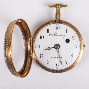 Pocket watch with diamonds and colored enamel — image 5
