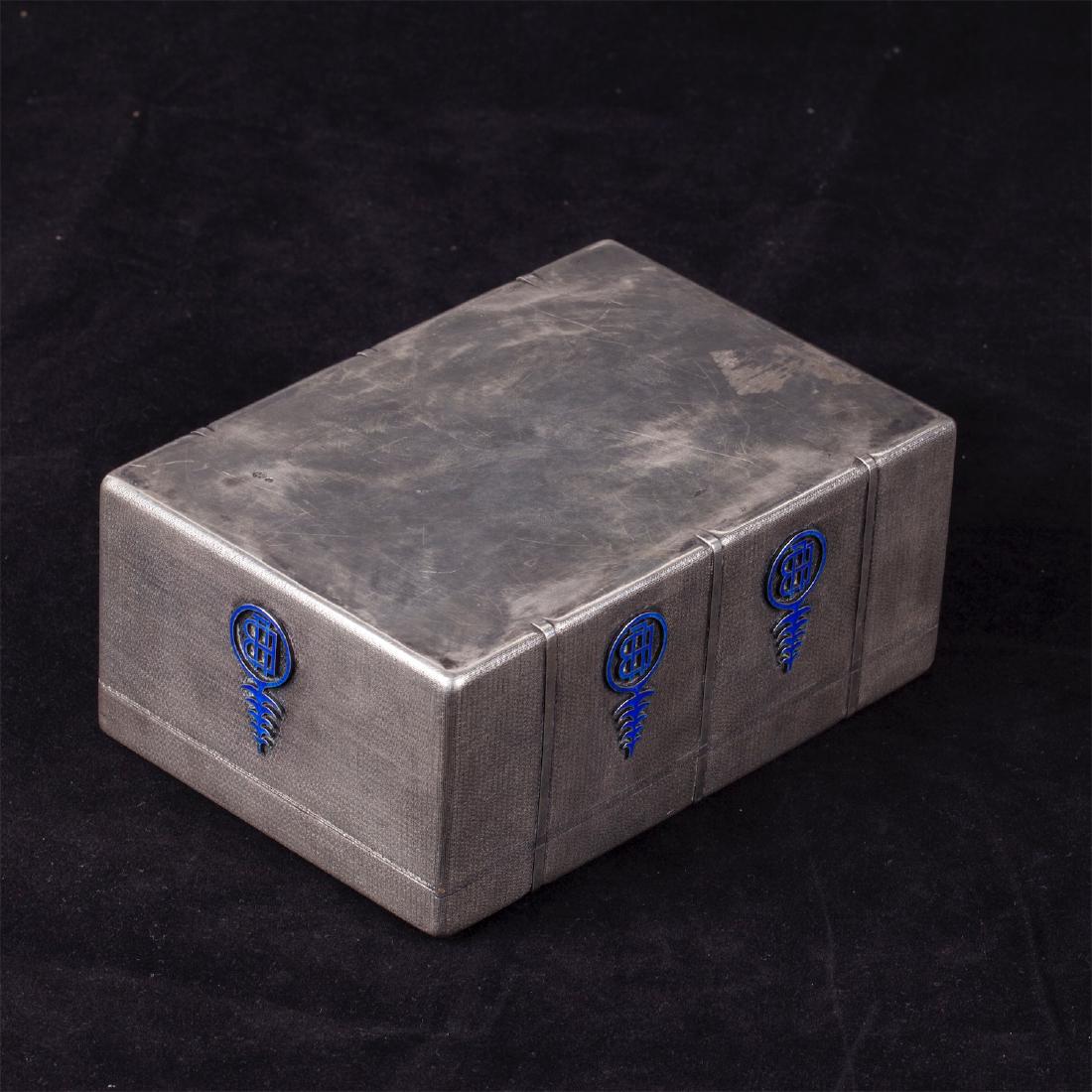 Russian cigar box in the shape of a travel chest — image 5