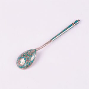 Russian silver spoon.Workshop of Grachev, makers mark — image 1