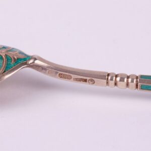 Russian silver spoon.Workshop of Grachev, makers mark — image 5