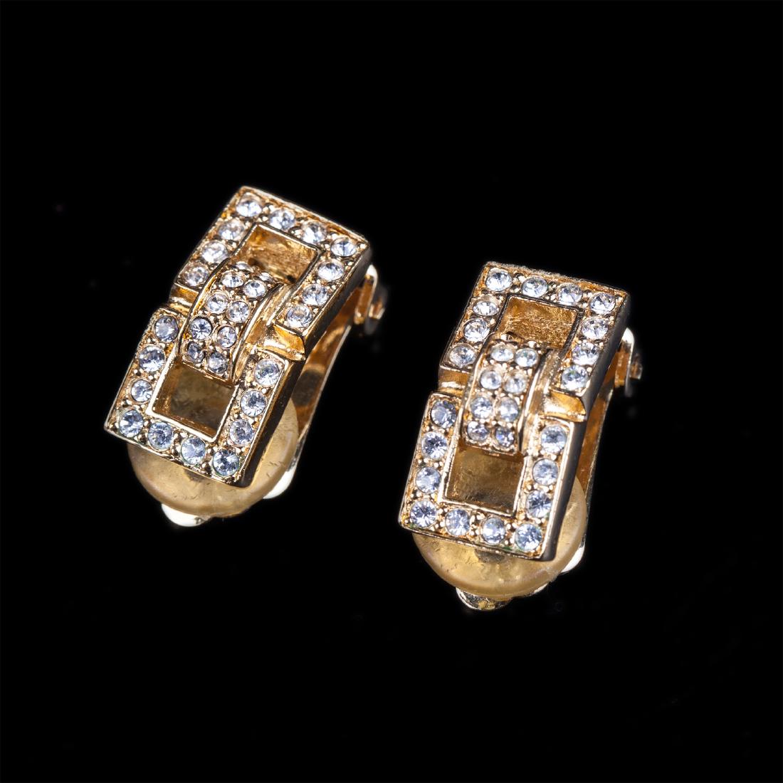 Christian Dior set of necklace, bracelet and earrings — image 2
