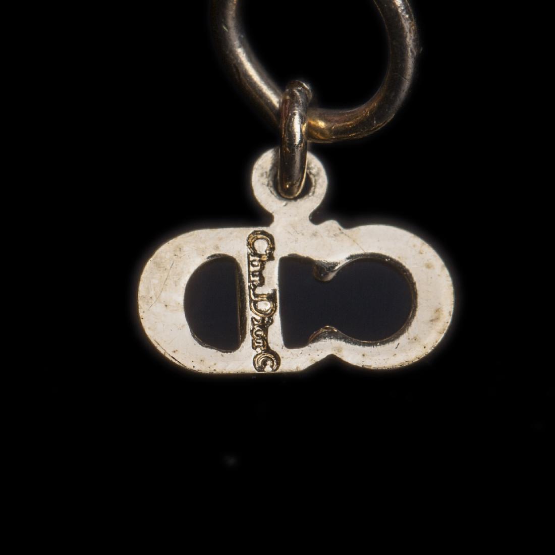 Christian Dior set of necklace, bracelet and earrings — image 4