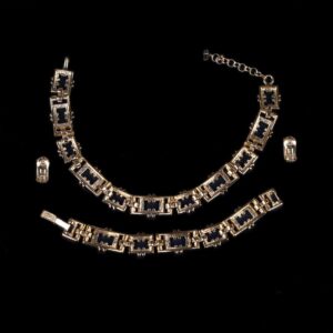 Christian Dior set of necklace, bracelet and earrings — image 6