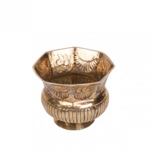 Russian 18th century silver-gilt cup with coin — image 1