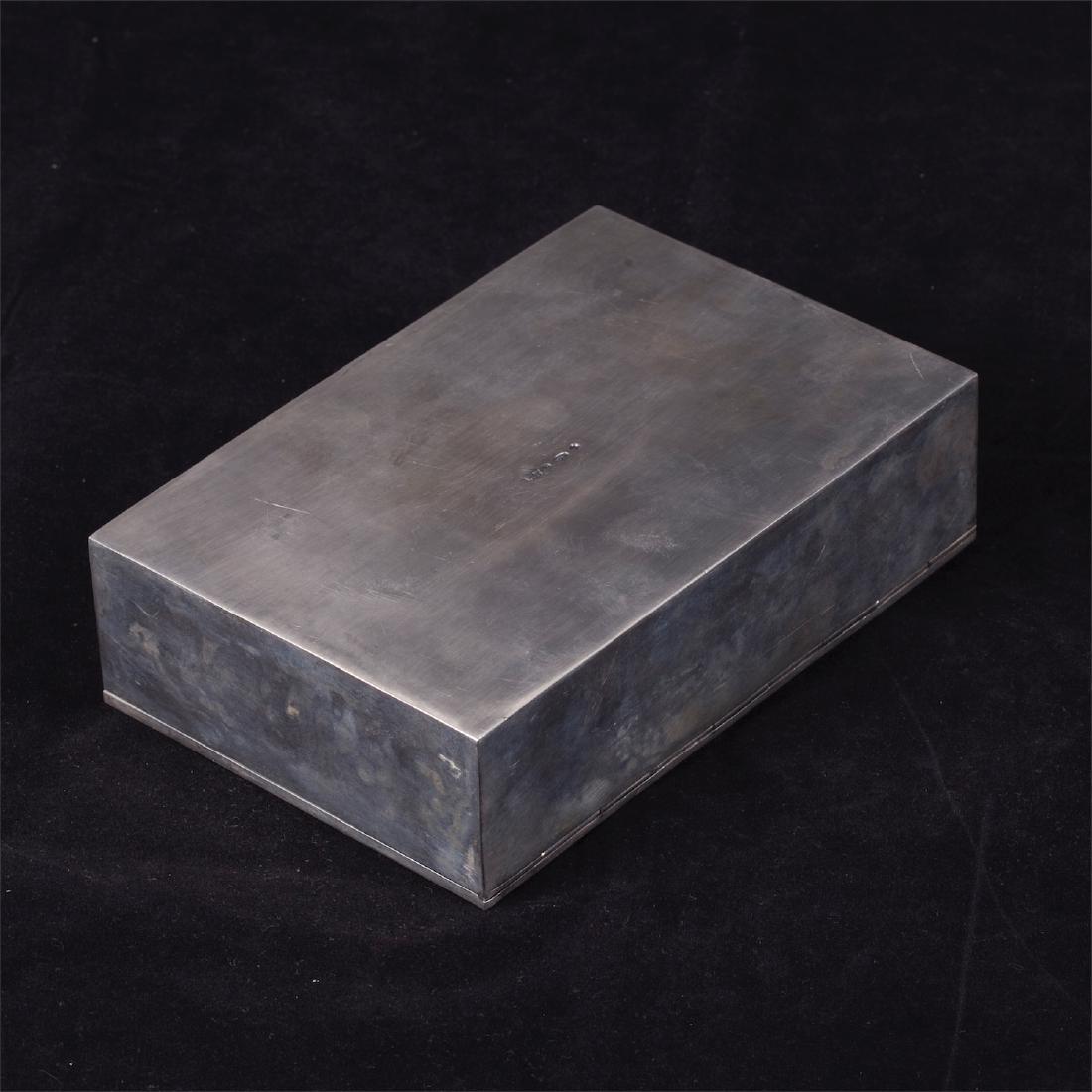 Russian Art Nouveau cigar box with a knight — image 6