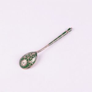 Russian silver spoon.Workshop of Grachev, makers mark — image 1