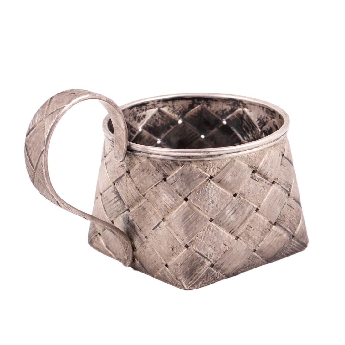 Russian silver teaglass holder, 1899-1903 — image 2