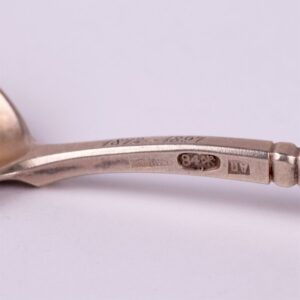 Russian silver spoon.Workshop of Grachev, makers mark — image 5