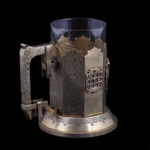 Russian silver teaglass holder, 1880y — image 3