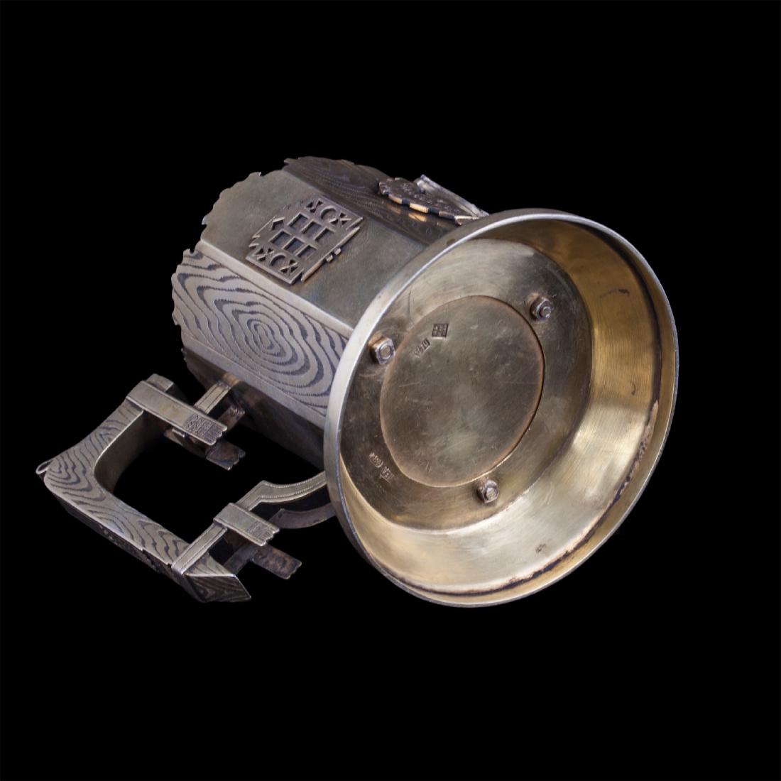 Russian silver teaglass holder, 1880y — image 5