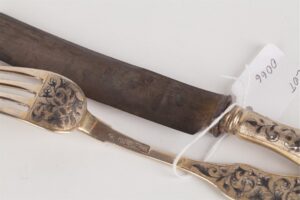 Set of fork and knife. 1846 yr. — image 2