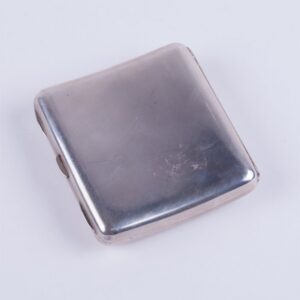 Silver cigarette case with enamel. — image 2