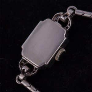 Diamond Platinum and Gold Movado Bracelet Cocktail — image 4