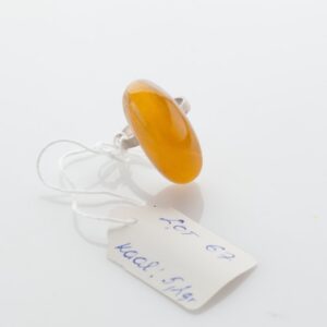 Natural Old Baltic Amber ring. — image 4