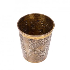 Russian 18th century engraved silver baker — image 1