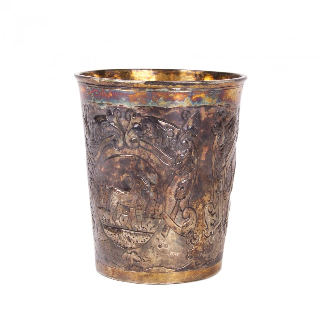 Russian 18th century engraved silver baker — image 3