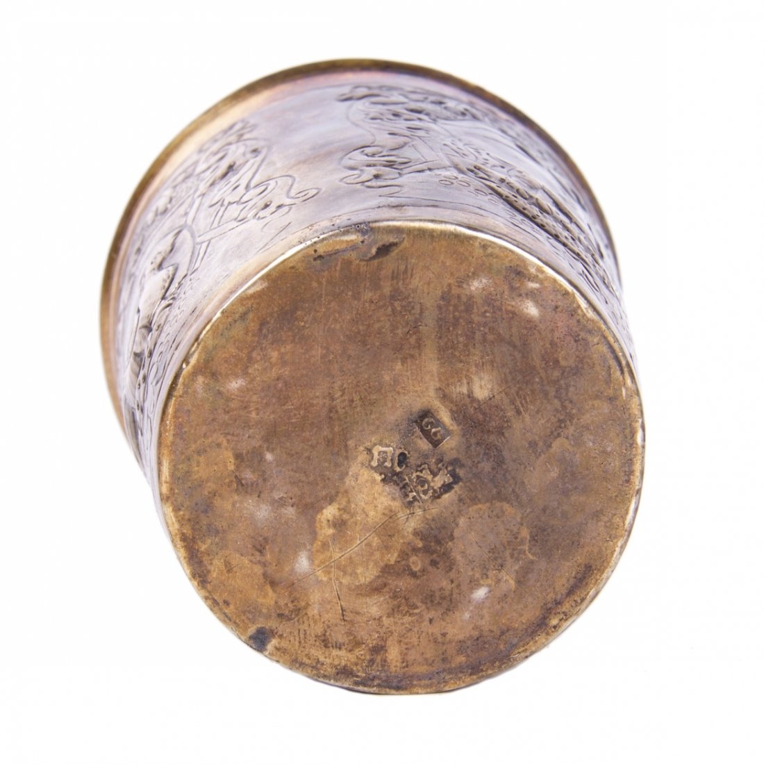 Russian 18th century engraved silver baker — image 5