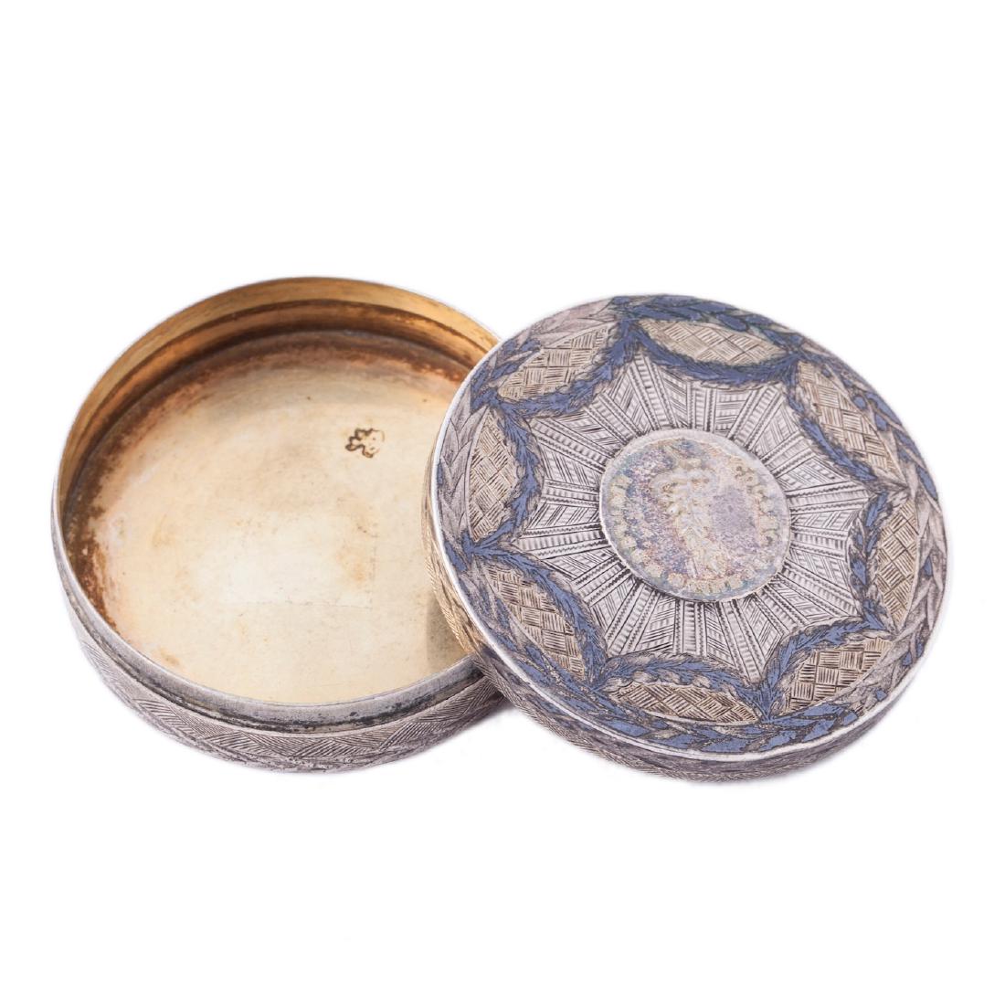 Russian box with coin dedicated to Russian-Sweden peace — image 4