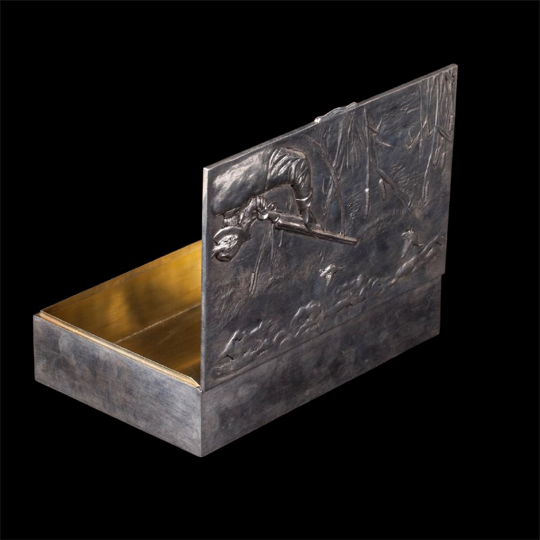 Russian cigar box "Duck hunting" — image 3