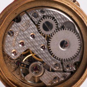 18K gold women's pocket watch with diamonds — image 6