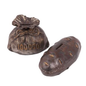 19th Russian cast iron coin banks — image 1