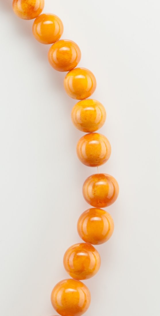 Antique Natural Baltic Amber Butterscotch necklace. — image 6